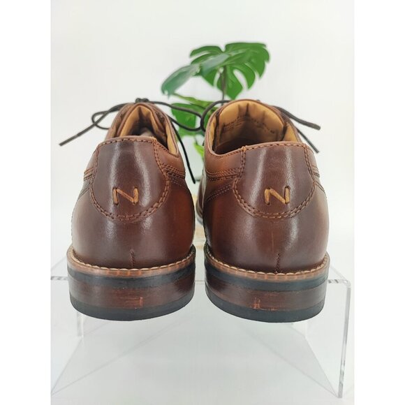 Nunn Bush Men\'s Fifth Ward Flex Brown Leather Cap Toe Oxford Shoes Size 10.5M main image 8
